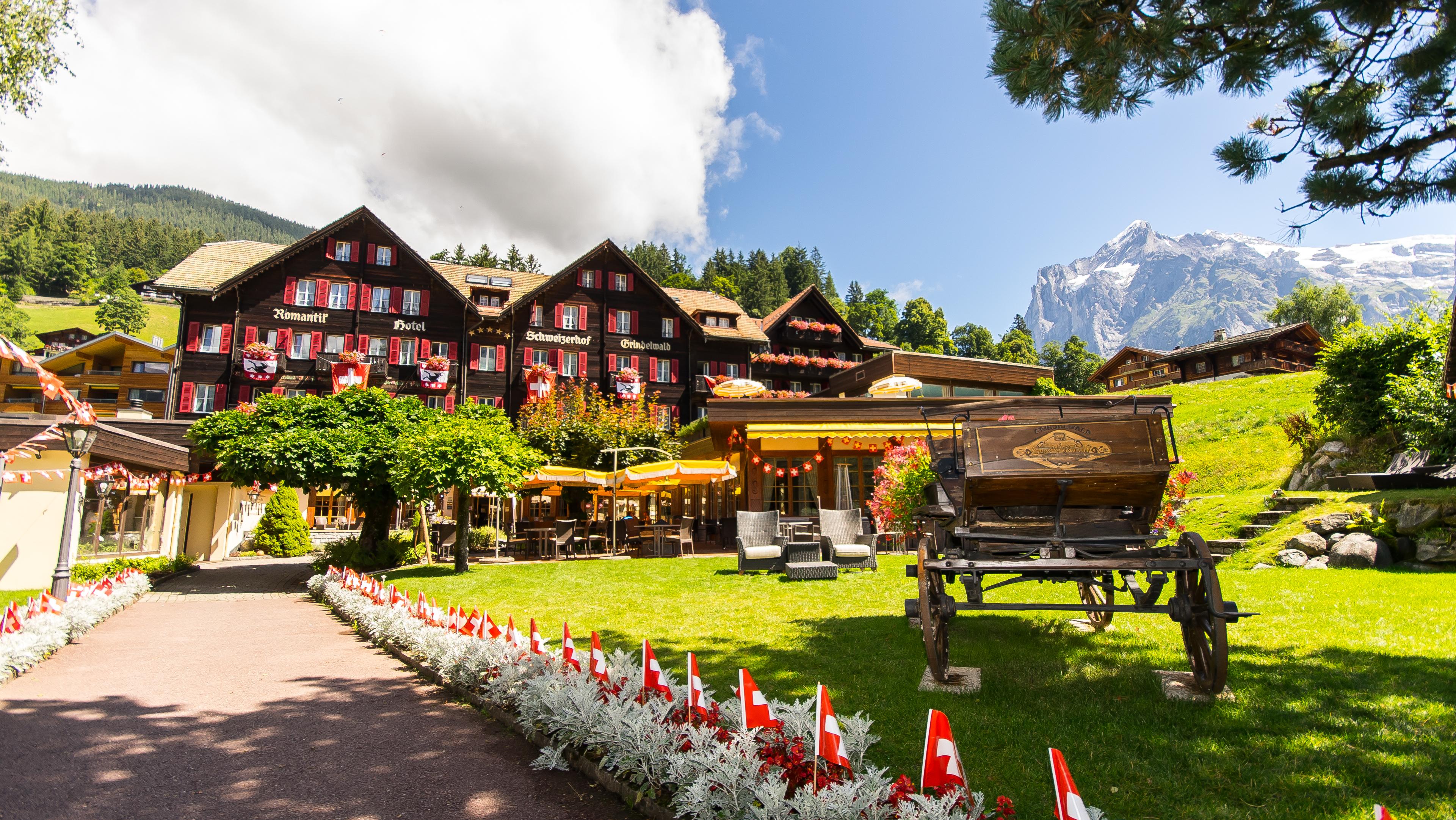 Romantik Hotel Schweizerhof Гриндельвальд Экстерьер фото