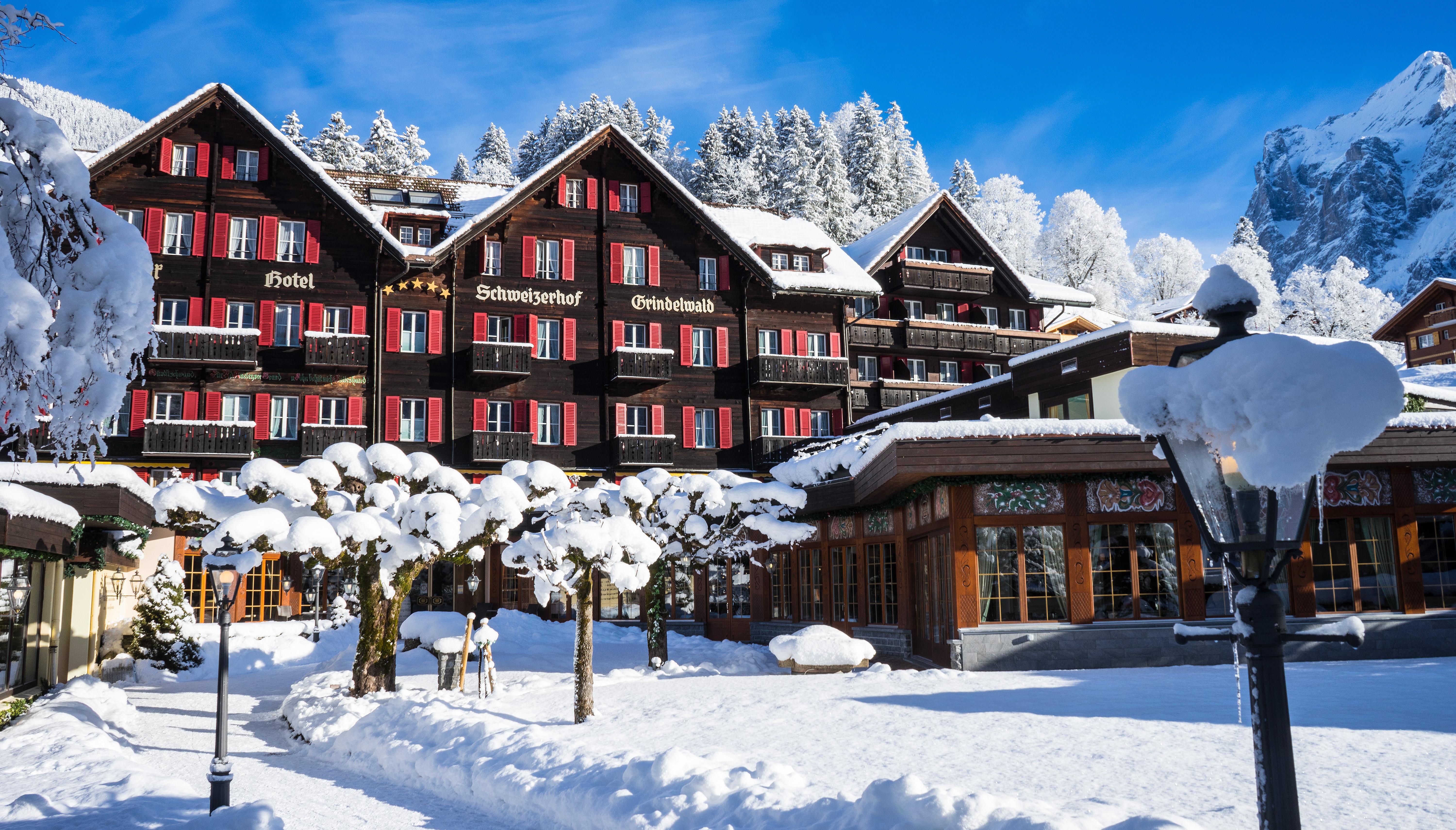 Romantik Hotel Schweizerhof Гриндельвальд Экстерьер фото